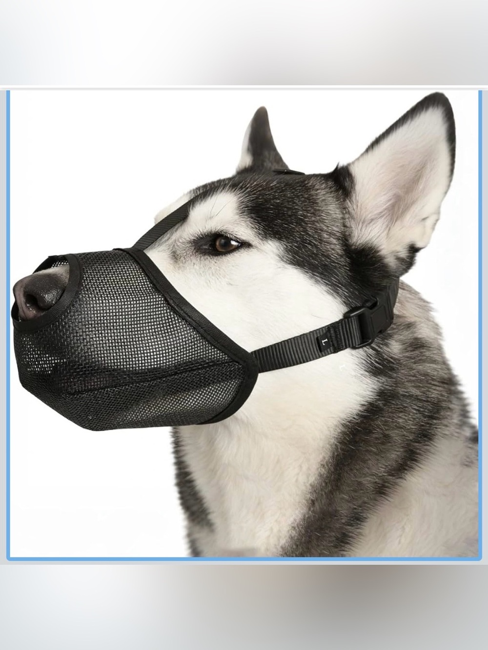 Dog Muzzle,Soft Mesh Muzzles for Small Medium Large Dogs, Breathable Adjustable